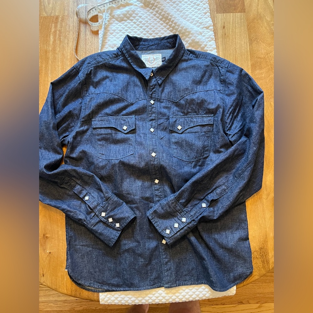 Freenote Calico Rinsed Denim Western XL